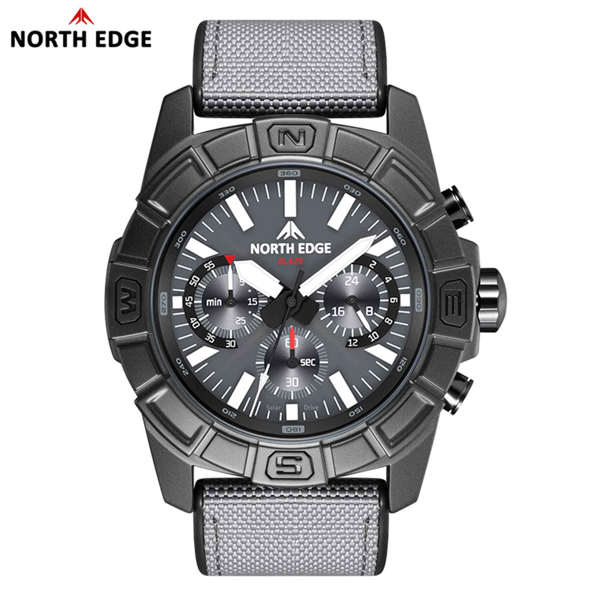North Edge BLAZE Herren-Solaruhr