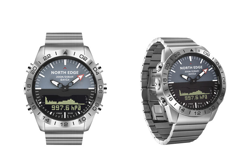 NORTH EDGE GAVIA 2 Altimeter Barometer Compass Wasserdicht bis 200 m